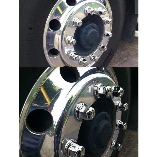パーフェクトクオン用ハブナットキャプ パーフェクトクオン低床ISO33mm8穴ナットキャップ1台セット高