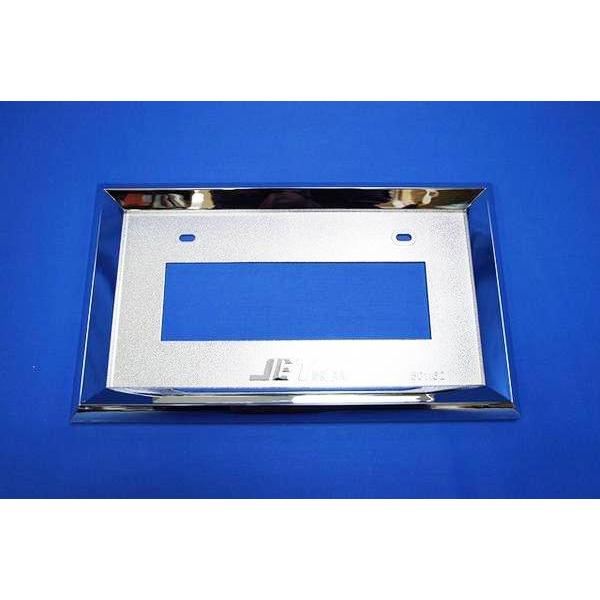 角おこしナンバー枠 中型 ジェットイノウエ ジェットイノウエ 余白隠しナンバープレート枠 25ミリ角パイプ