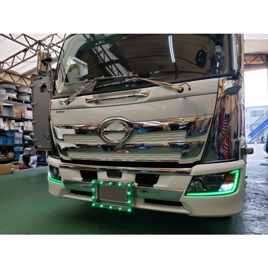 パイロットナンバー枠 ステンレス 大型 パイロットナンバー枠 鏡面×鱗柄 角R仕様