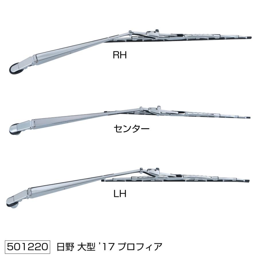ジェットイノウエ 17プロフィア用 ワイパーアーム＆ブレードセット