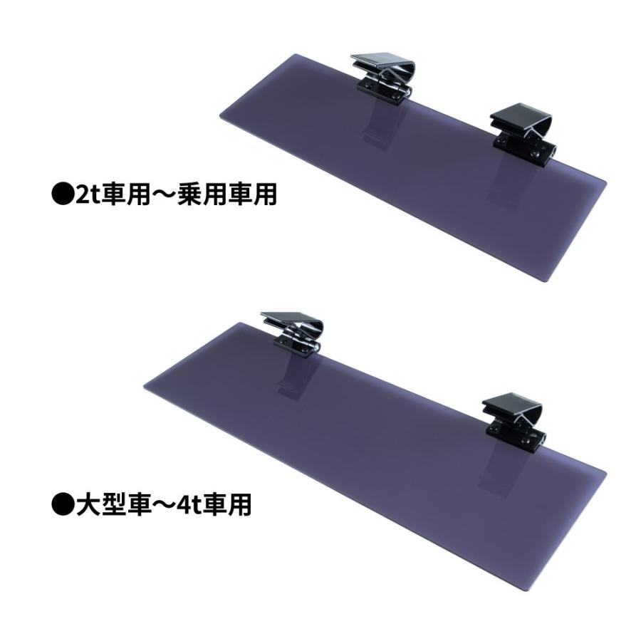 ジェットイノウエ アクリルサンバイザー UVカット仕様 大型車/4t車用