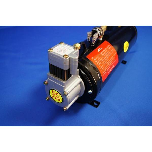 ジェットイノウエ 24Vコンプレッサー付エアータンク3リットル 
