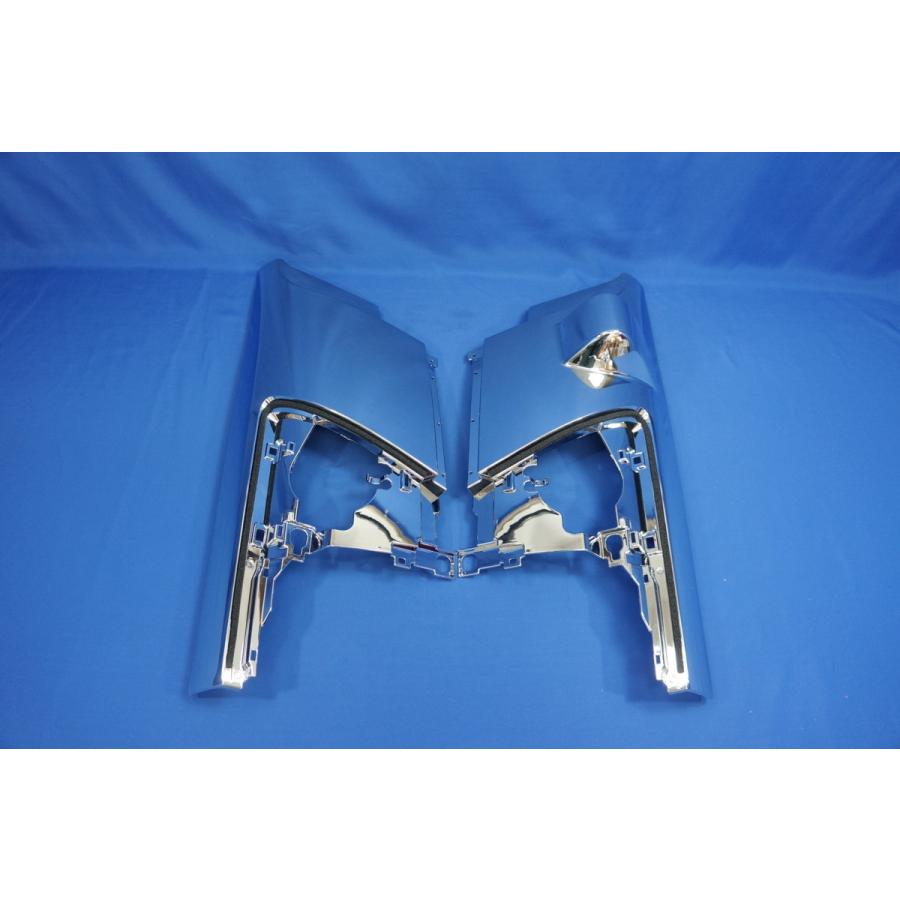 23フォワード　コーナーメッキ　右 いすゞ 23フォワード 右 フロントバンパー クローム メッキ