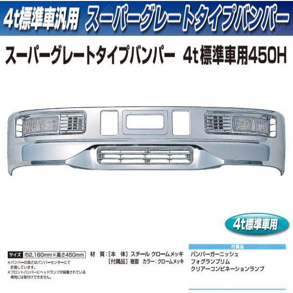 ジェットイノウエ 4トン用スーパーグレートタイプバンパー標準