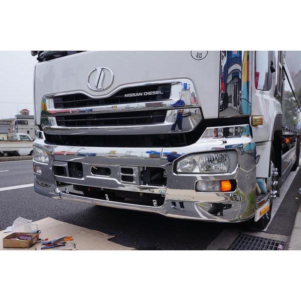 ジェットイノウエ ニッサン クオン専用 メッキバンパー