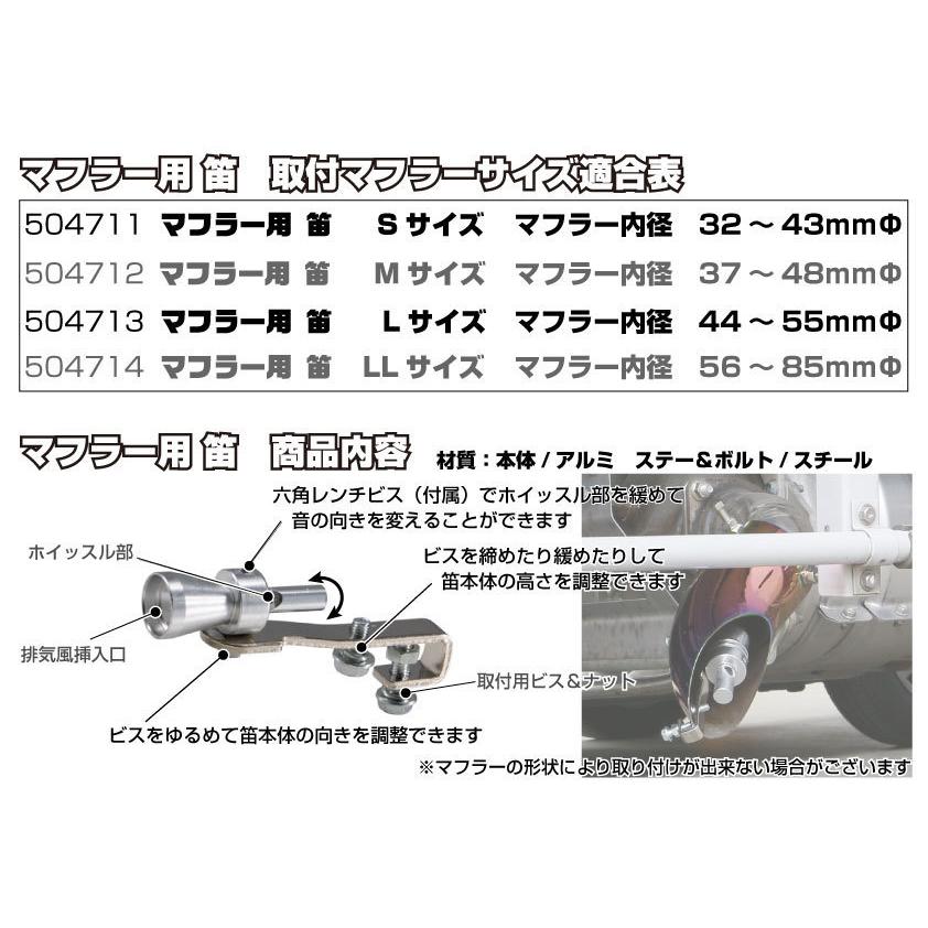 ジェットイノウエ マフラー用 笛 LL : トラックショップケンズ - 通販