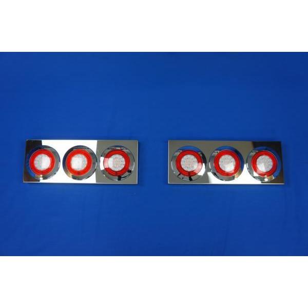 ジェットイノウエ 大型用LED3連トレーラーテール24V専用左右セット