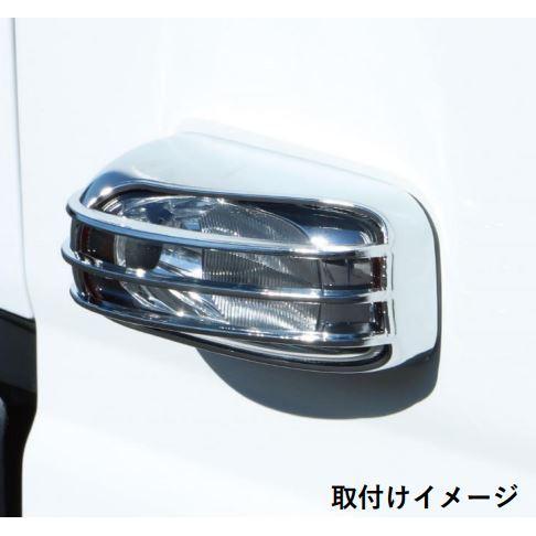 20キャンター用 ドアサイドメッキカバーセット : トラック