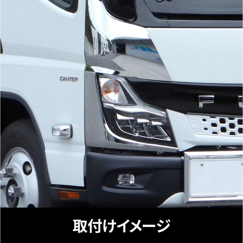 20キャンター用 コーナーパネルーロア 左右セット : トラックショップ