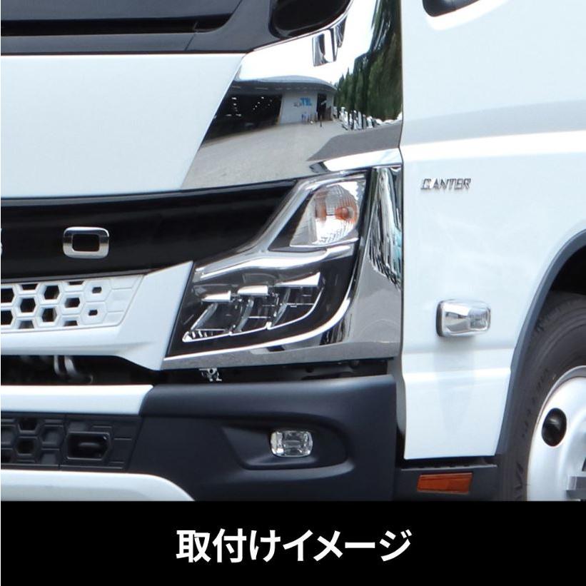 20キャンター用 コーナーパネルーロア 左右セット : トラックショップ