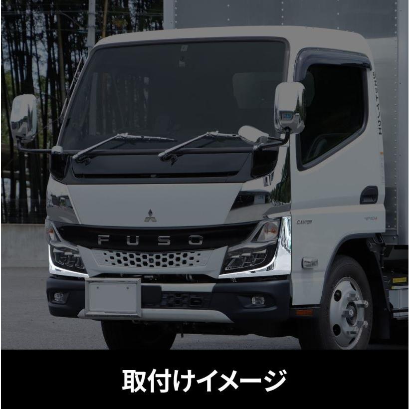 20キャンター用 コーナーパネルーロア 左右セット : トラックショップ