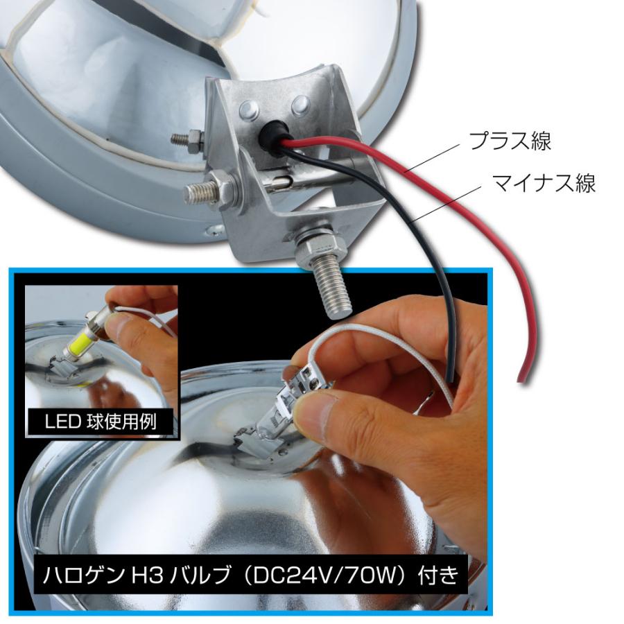 ジェットイノウエ 丸型ハロゲンランプ 185Φフォグランプ 2個セット