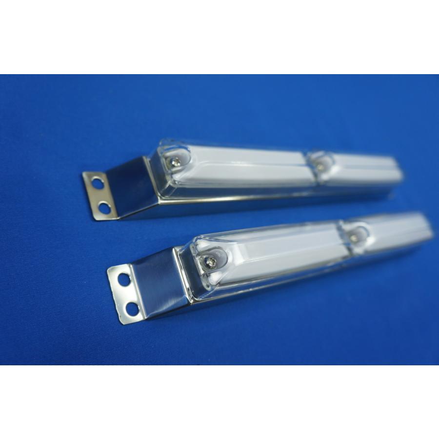 Ledスリム ２連 車高灯ランプ 左右セット 24v用 クリアー アイスブルー 1 トラックショップケンズ 通販 Yahoo ショッピング
