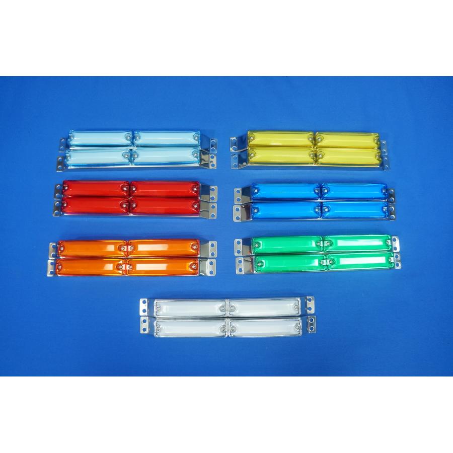 JET INOUE LED車高灯12V/24V 8個セット ジェットイノウエ LEDハイパワースリム車高灯ランプ 2連車高灯左右
