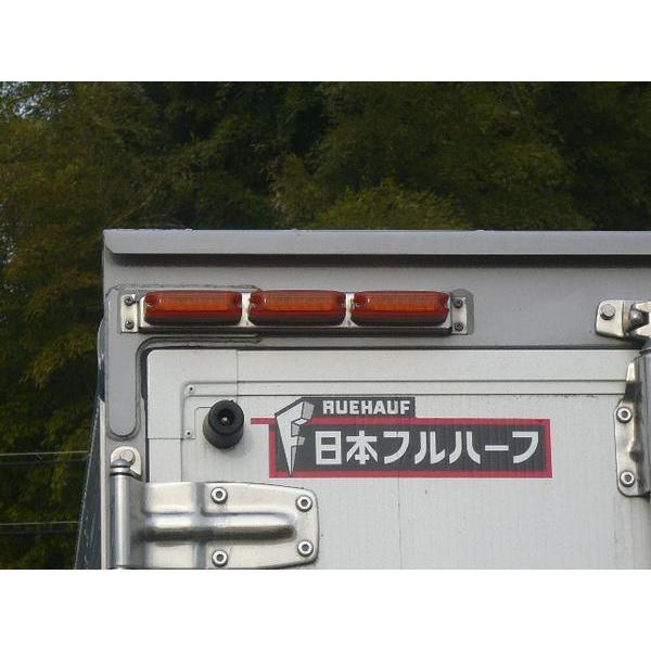 LEDハイパワースリム車高灯ランプ 3連車高灯左右セット　12V/24V共用　紅茶｜kenz｜14