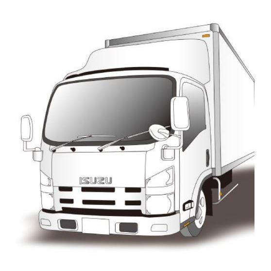 いすゞ 07　エルフ ハイキャブ専用 メッキミラーステー 左右セット いすゞ 07エルフ ハイキャブ専用 メッキミラーステー 右側手動 左側