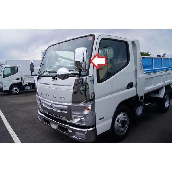 ジェットイノウエ 三菱20キャンター用 メッキミラーカバー 左右共通