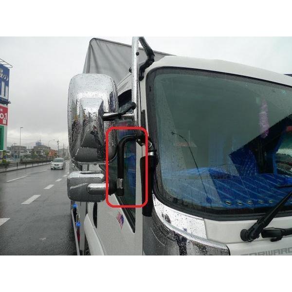 デコトラトラック 07フォワード バックショットミラーウロコ柄 楽天市場】トラック用 バックショットミラー取付ブラケット