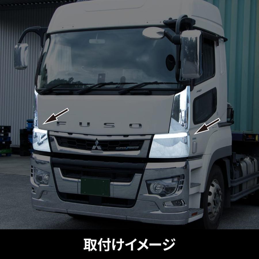 ジェットイノウエ 17スーパーグレート用 メッキコーナーパネル RH 運転