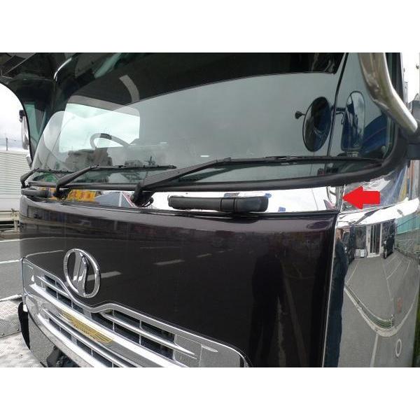 ニッサンクオン用 メッキワイパーパネル ガーニッシュ : 572194  