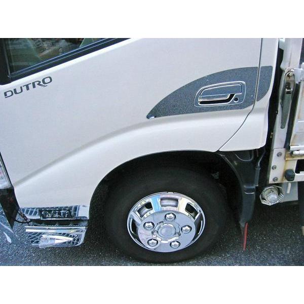 日野 デュトロ ダイナ メッキ フェンダー ドアパネル + ドア ハンドルカバー 日野自動車 日野デュトロ ダイナ 用 ドアハンドルガーニッシュ/メッキ