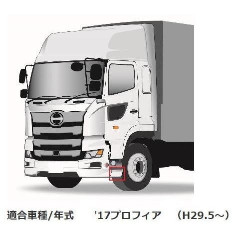 17プロフィア用 メッキステップスカートセット LOWタイプ : トラック