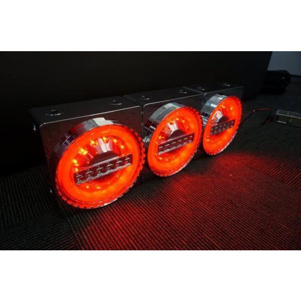 日本ボデーパーツ工業 JB 丸型 3連 LEDテール ランプ レンジャー