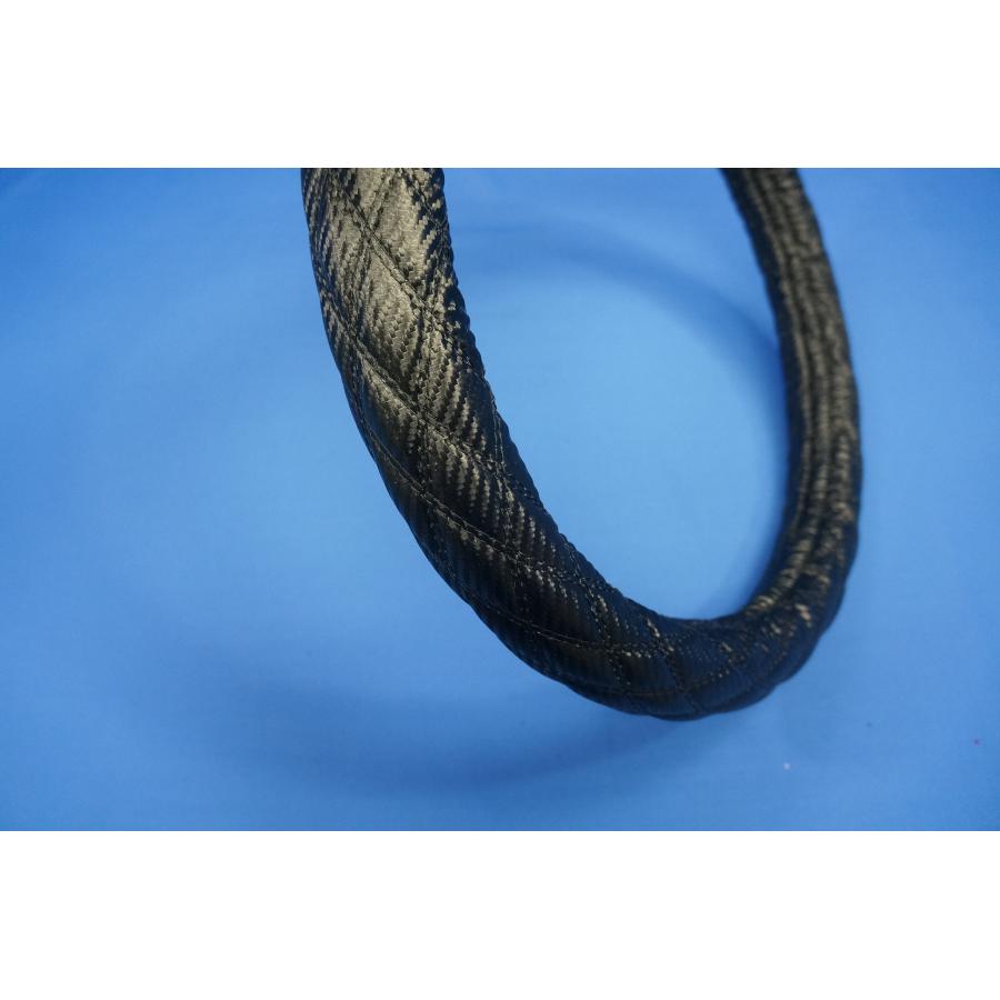 17スーパーグレート用 Wステッチハンドルカバー カーボン