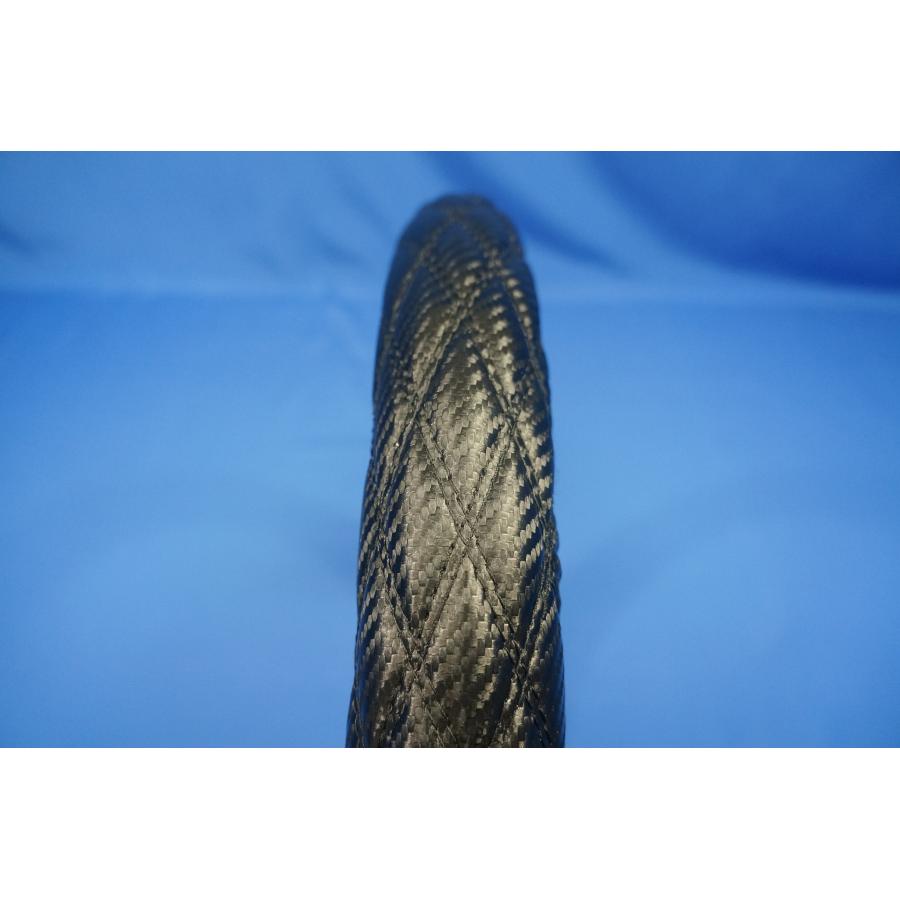 いすゞギガ／NEWギガ用 Wステッチハンドルカバー カーボンブラック