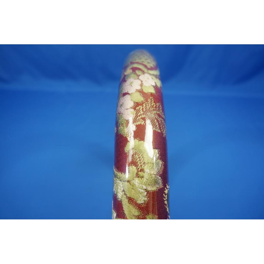 23スーパーグレート用 花かご 極太ハンドルカバー ビニール巻き レッド