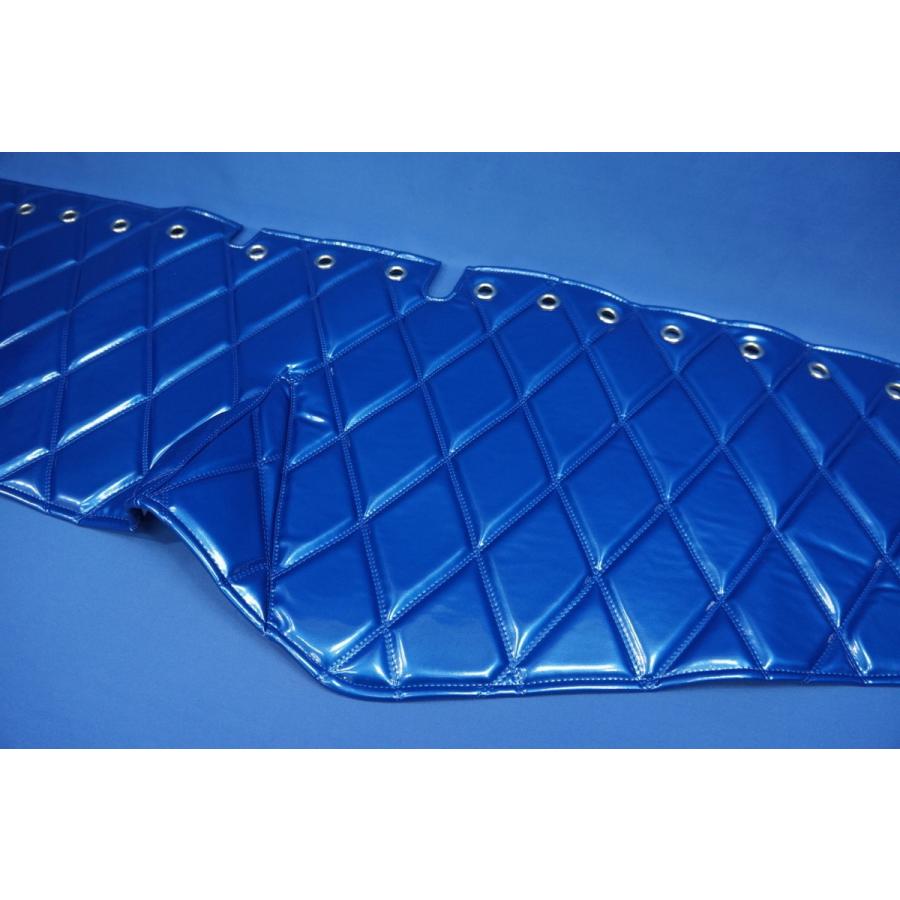 17スーパーグレート用 リング付 ダッシュマット ブルー : トラック