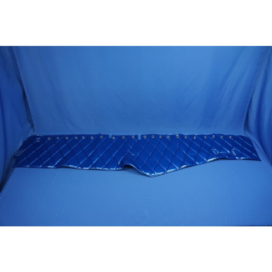 17スーパーグレート用 リング付 ダッシュマット ブルー : トラック