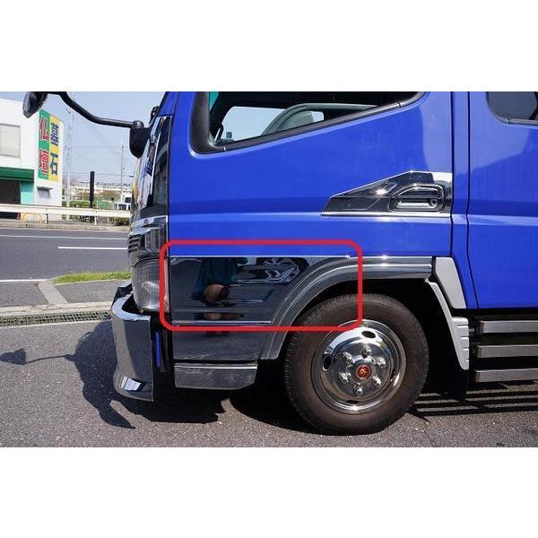 三菱ブルーテックキャンター標準用ドアサイドプロテクター