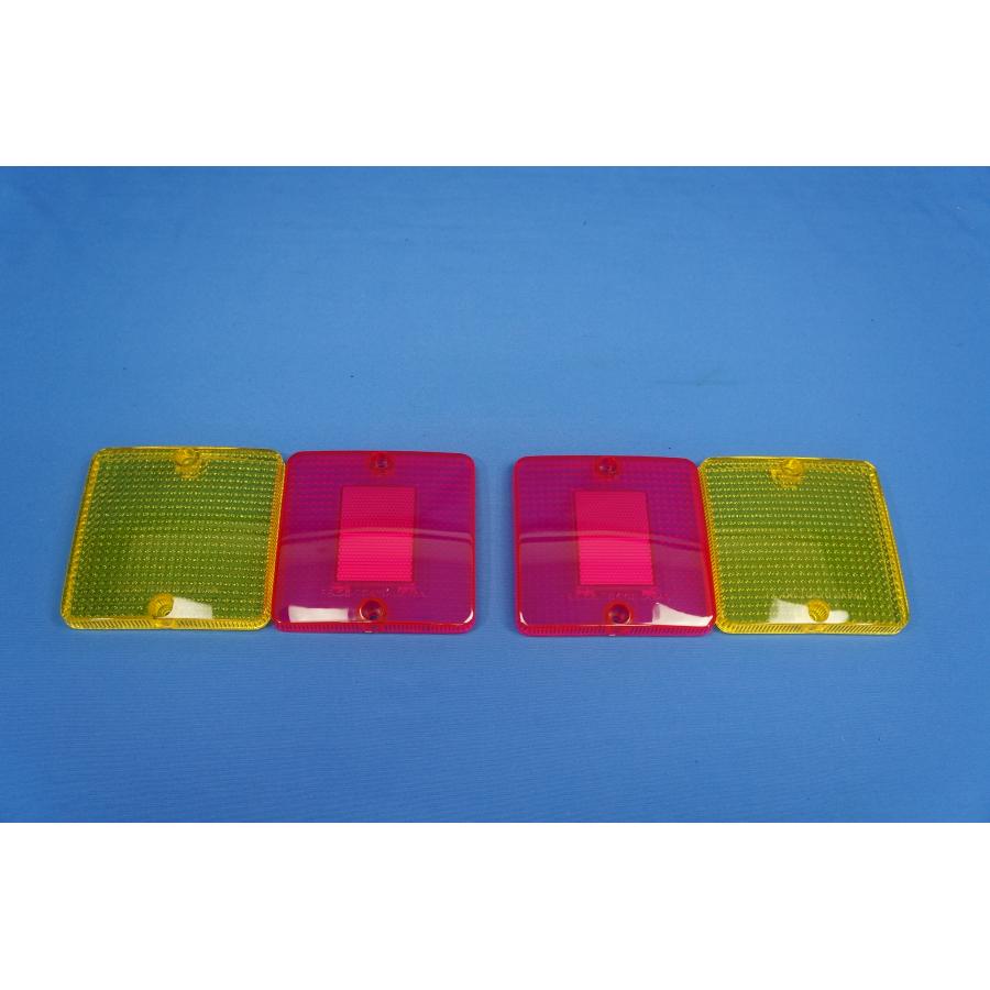 ブルーテックキャンター ワイド・高床用 テールレンズ ピンク/イエロー