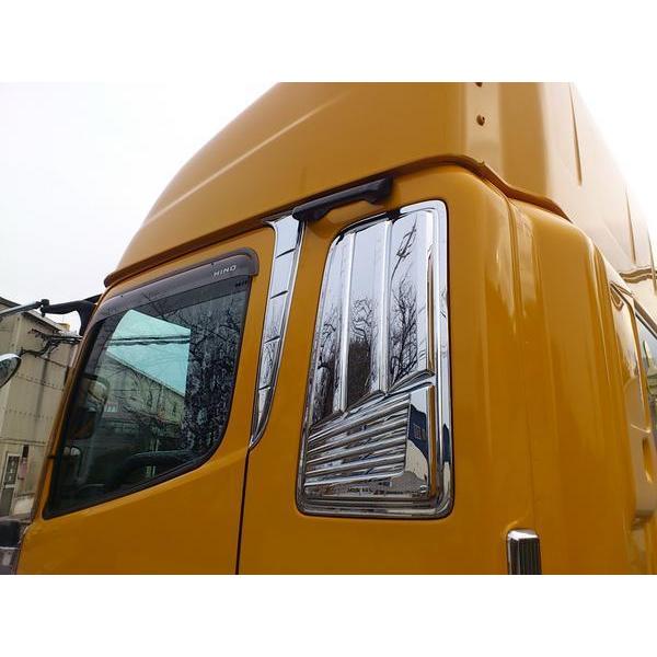 日野自動車 グランドプロフィア用 ベッド窓ガーニッシュセット