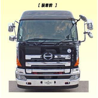 グランドプロフィア用 メッキフロントリッドカバー : トラックショップ