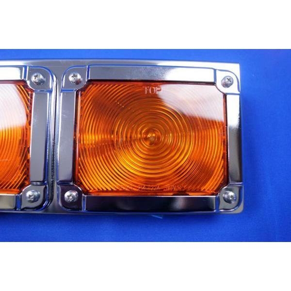 新品未使用KOITO小糸バス用ウインカー 3連ステー付きアンバーレンズ左右セット トラック用品 AS 小糸製バスウィンカー3連ステー付 L/R