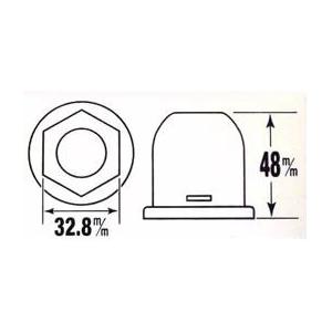 グランドプロフィア高床用10穴ナットキャップ1台セットF43R48mm