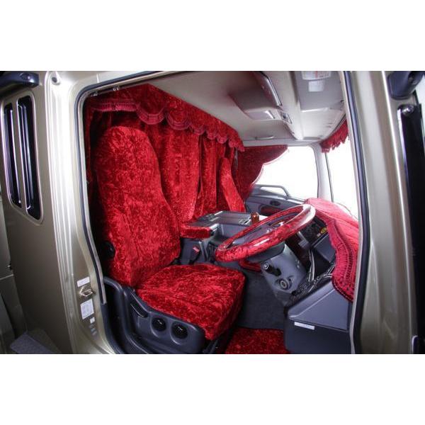 トラック 雅 ベストワンファイター用チンチラシートカバー ワイン