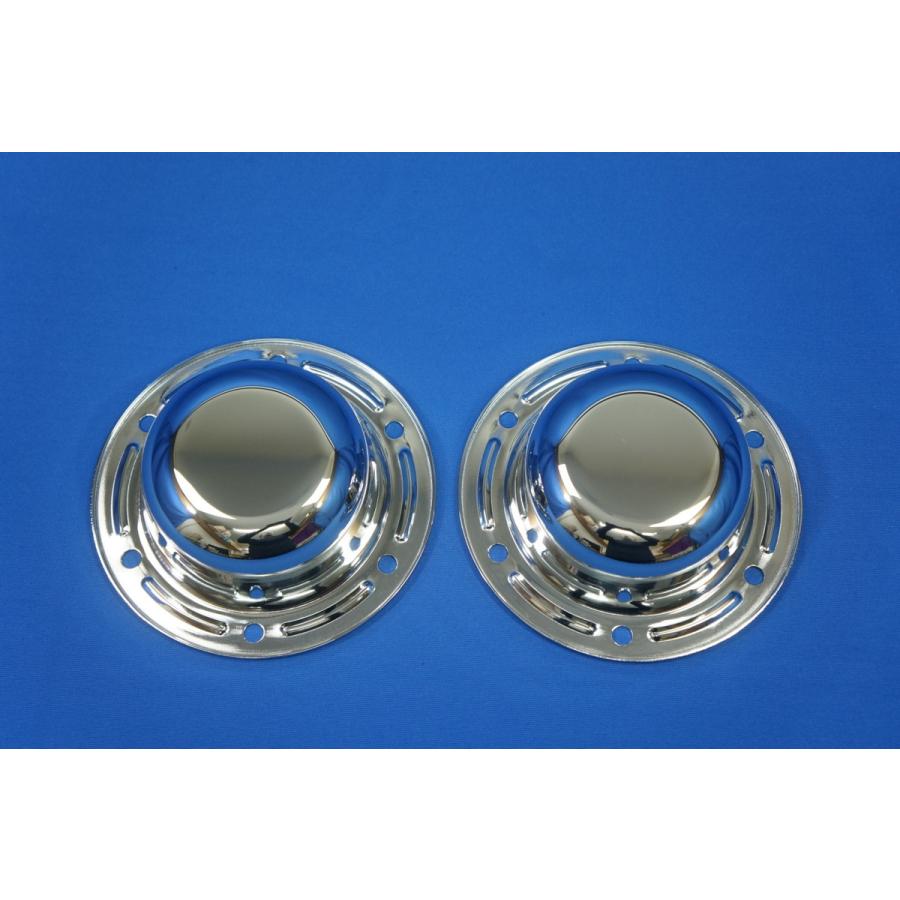 いすゞギガ用 フロントメッキ ハブキャップ 2枚セット ボルト無し