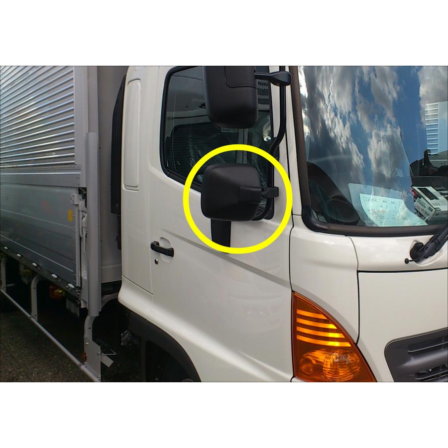 日野自動車 17レンジャー用 サイドアンダーミラーステー付き 運転席 
