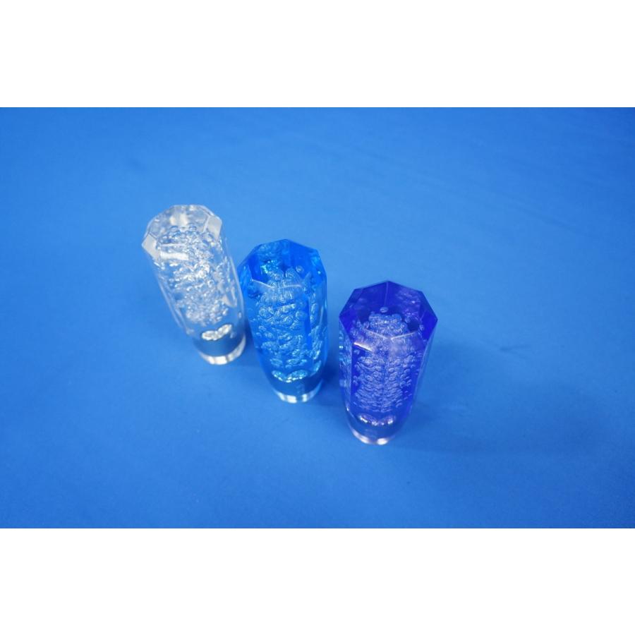 ジェットイノウエ クリスタル泡 シフトノブ 115mm パープル