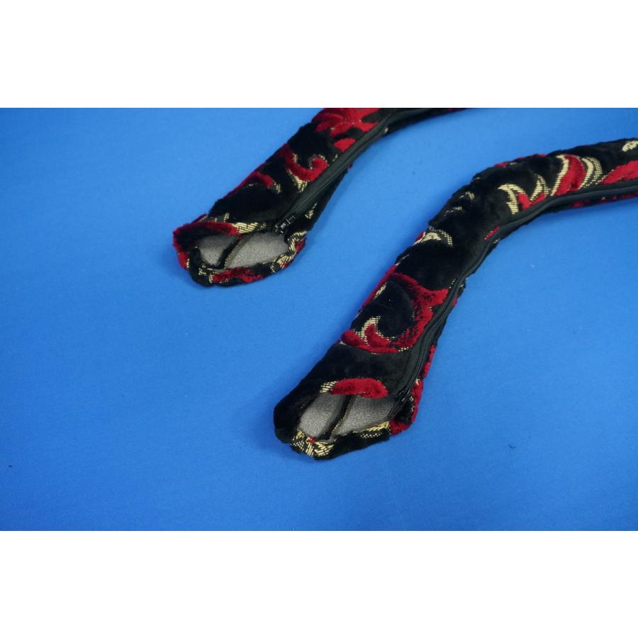 NEWキャンター用 華恋 ドアハンドルカバー レッド : トラックショップ