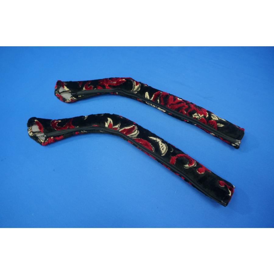 NEWキャンター用 華恋 ドアハンドルカバー レッド : トラックショップ