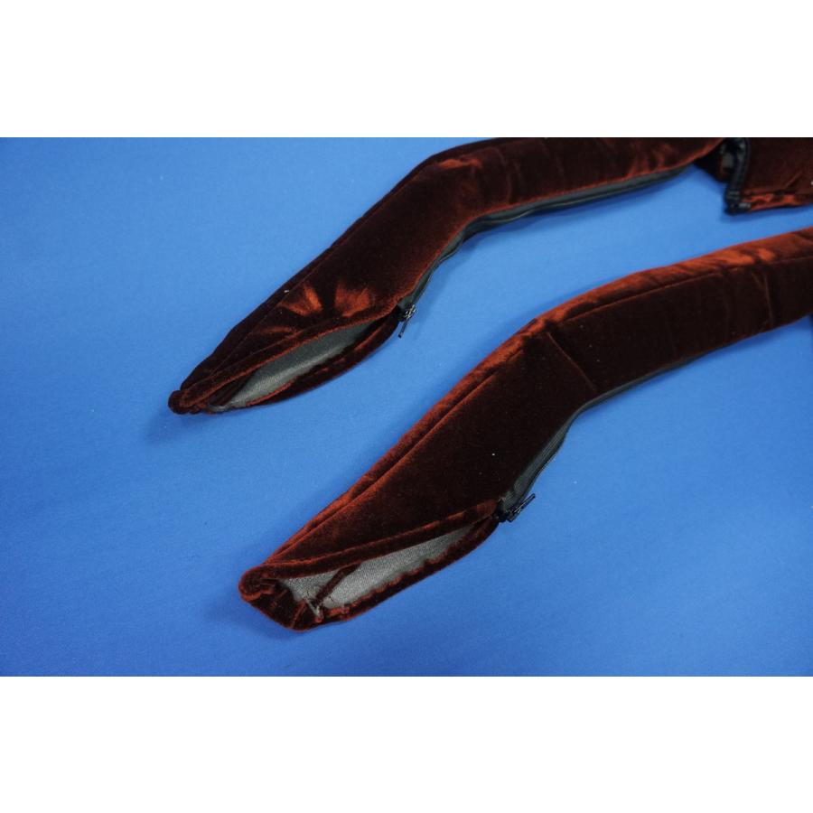 17プロフィア用 ドアハンドルカバー モケットフラワー ブラウン