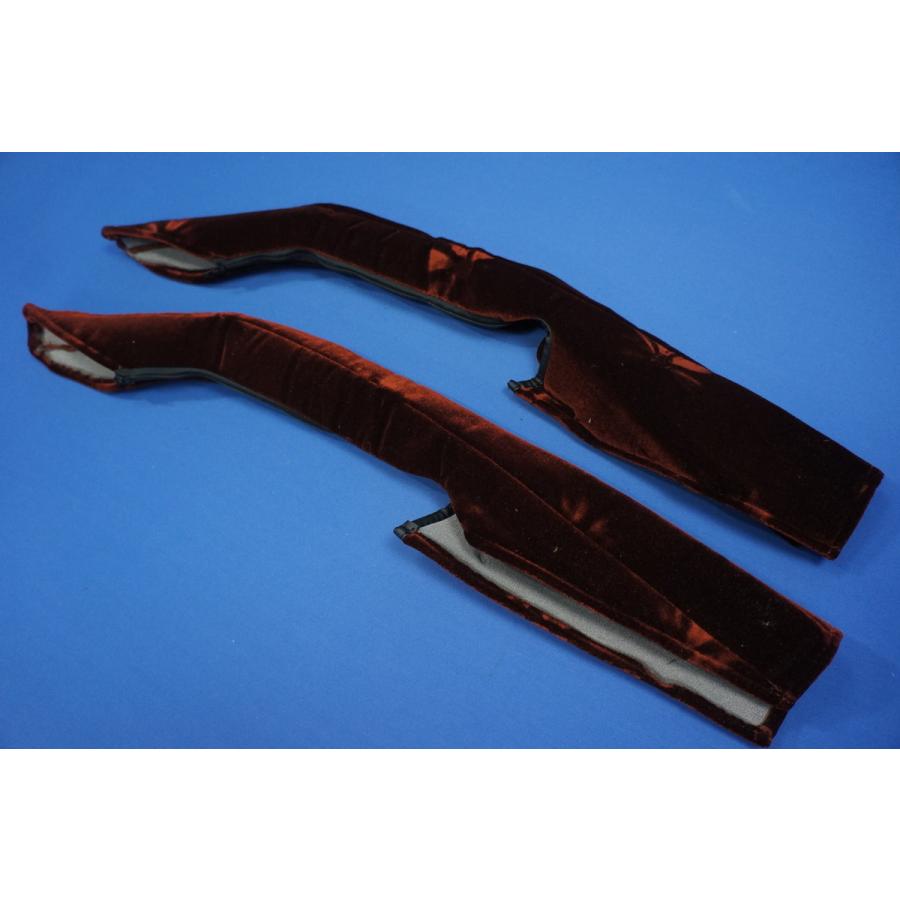 17プロフィア用 ドアハンドルカバー モケットフラワー ブラウン