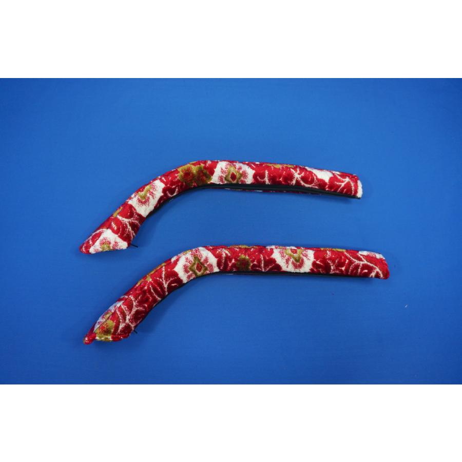 NEWキャンター用 ドアハンドルカバー 大花束 レッド : トラック