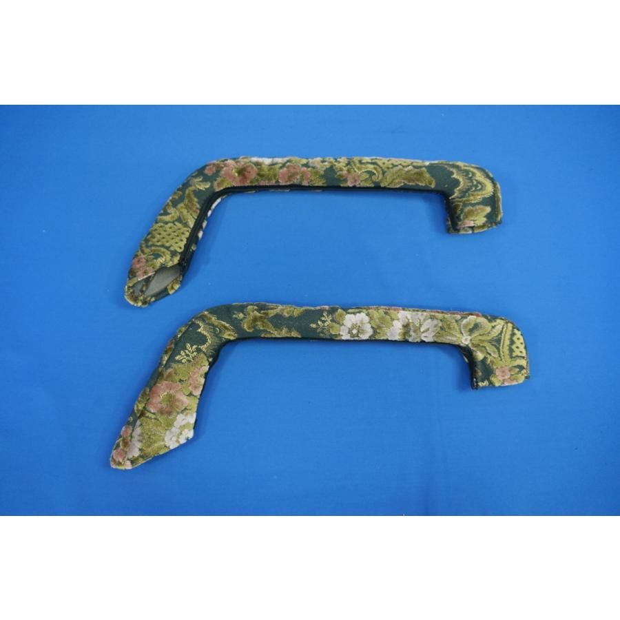 雅 スーパーグレート用ドアハンドルカバー左右セット 花かごグリーン