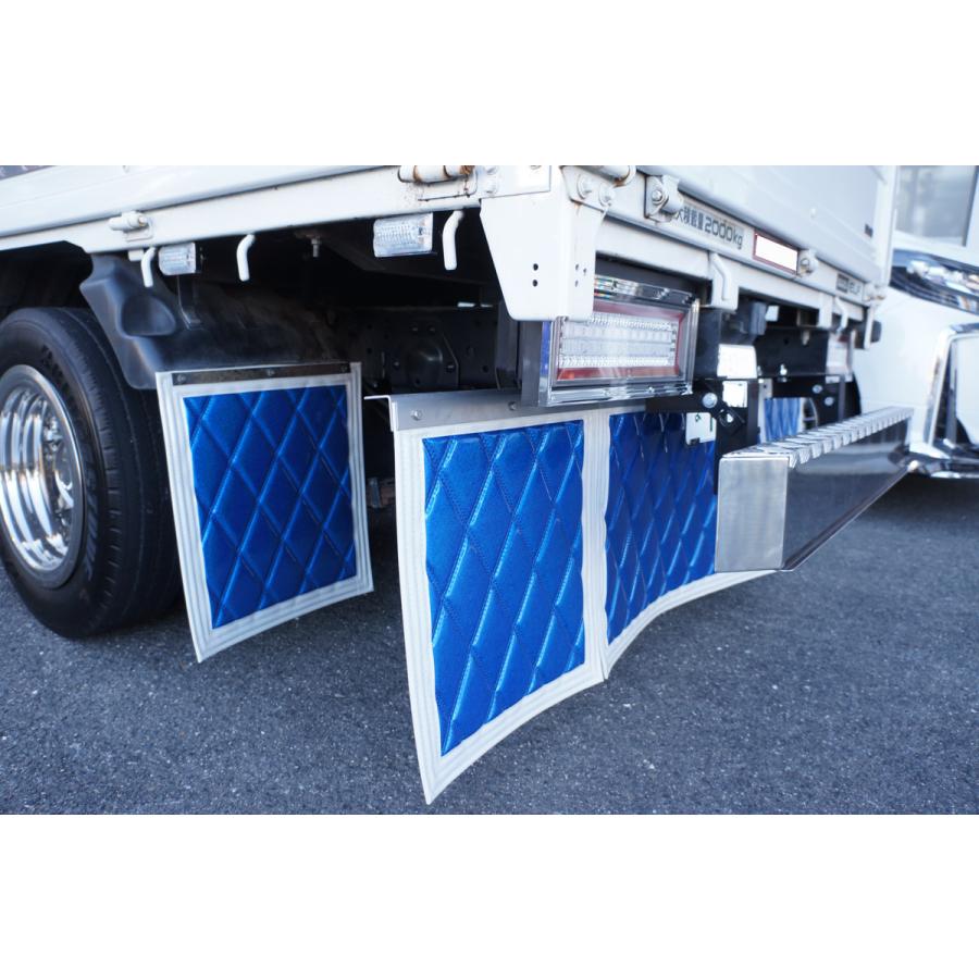 新品未使用 #800 ステンレス トレーラー 泥除け 3分割 ステー ウエイト 大型トラック 3分割泥よけ ステンレスウェイト付き