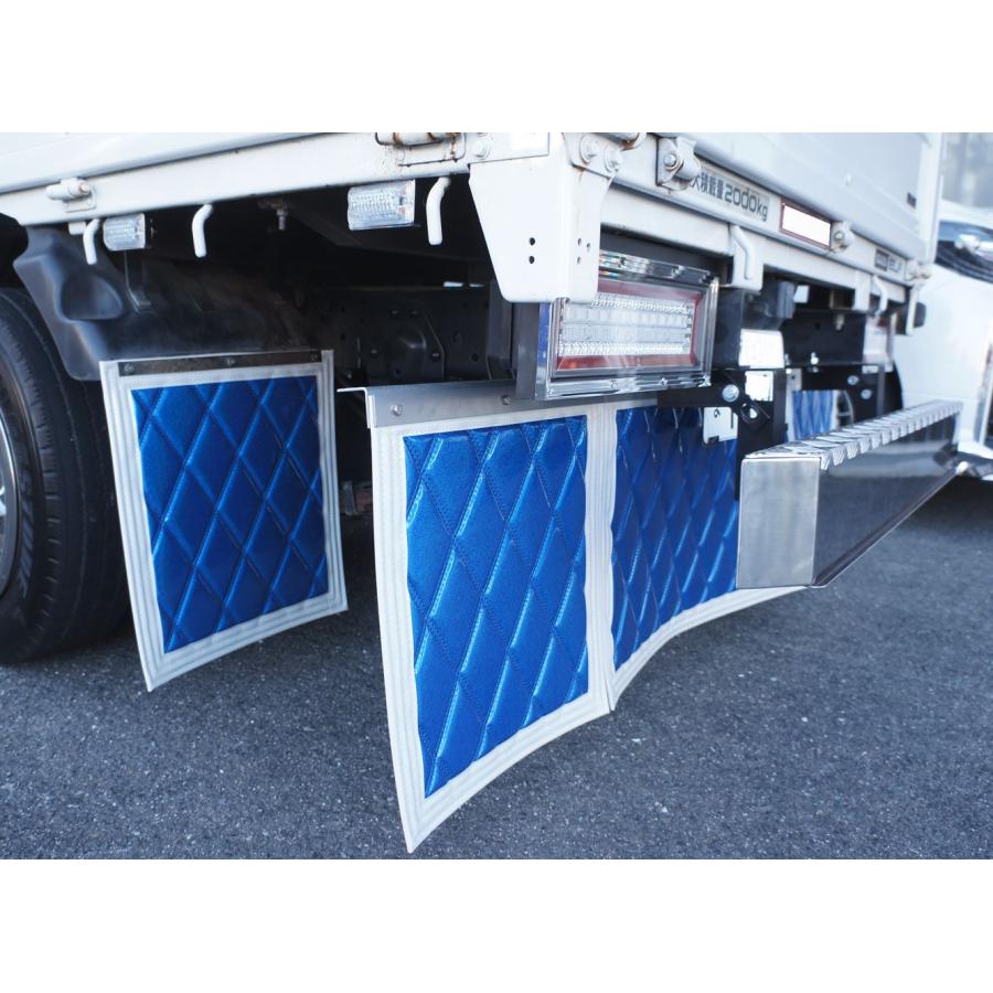 ジェットイノウエ 泥除け綺羅 キラ 4tワイド用3分割セット